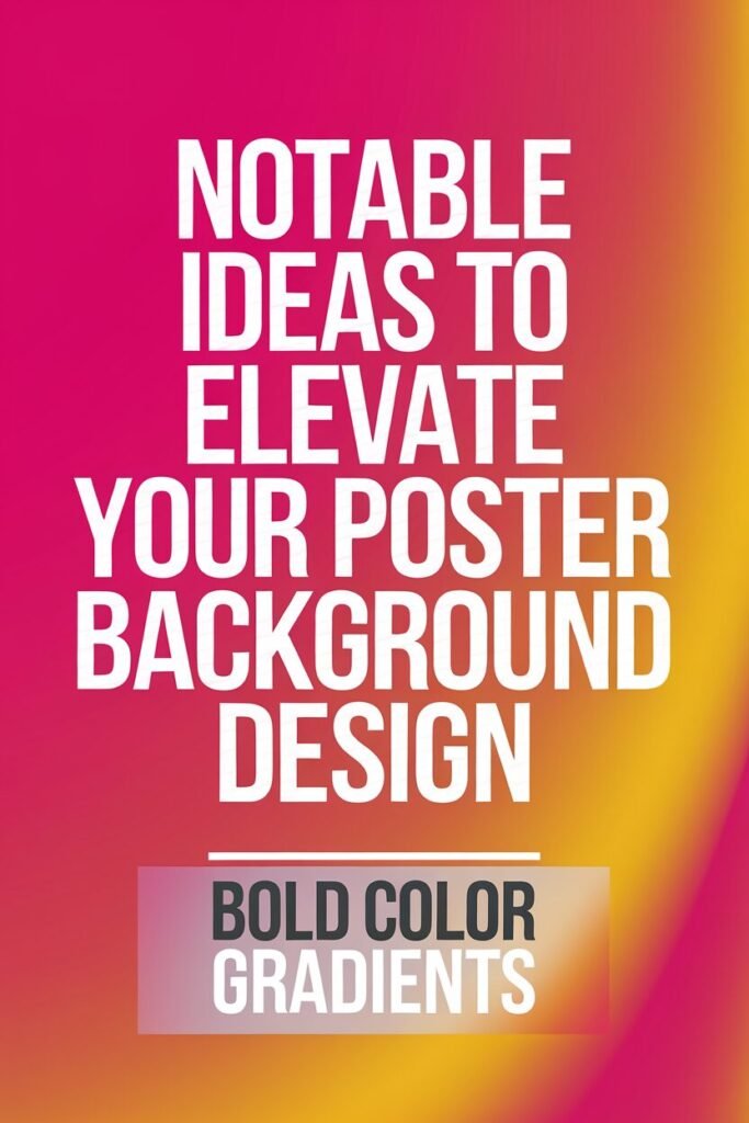 Bold Color Gradients