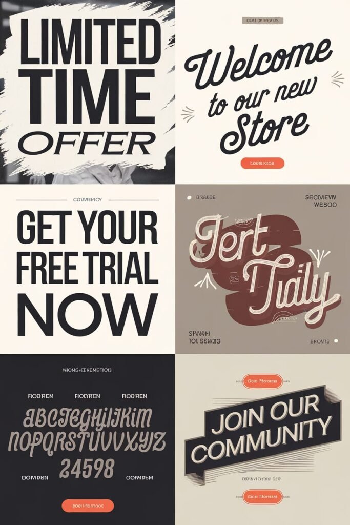 Incorporate Eye-Catching Fonts