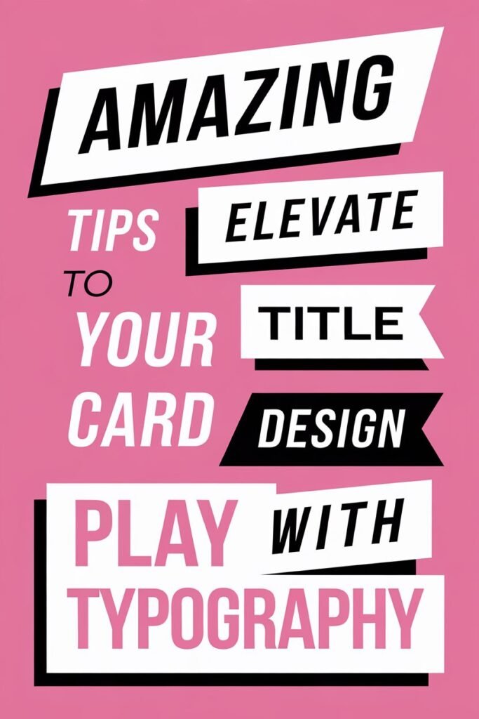 Play with Typography
