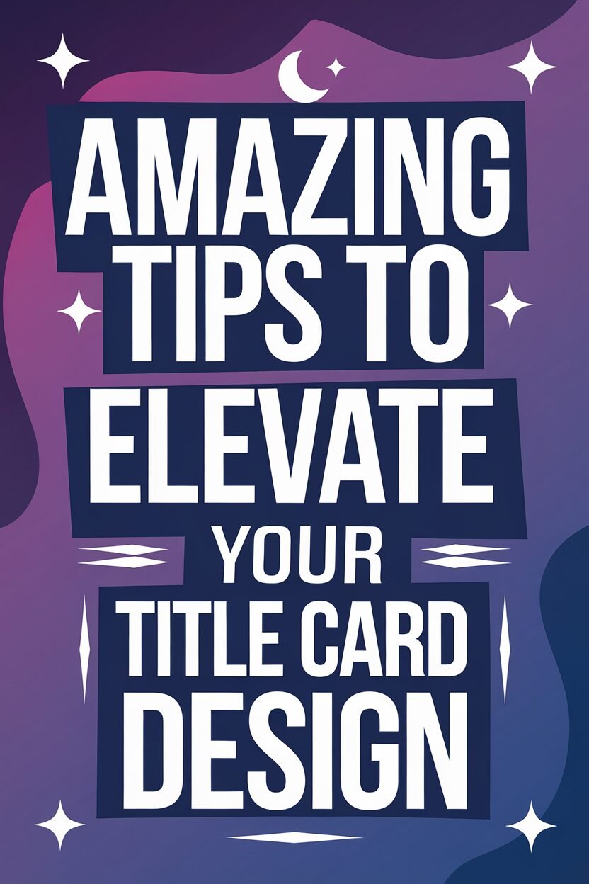 Program Title Card Design Amazing Tips For Your Title Card Design – fitois
