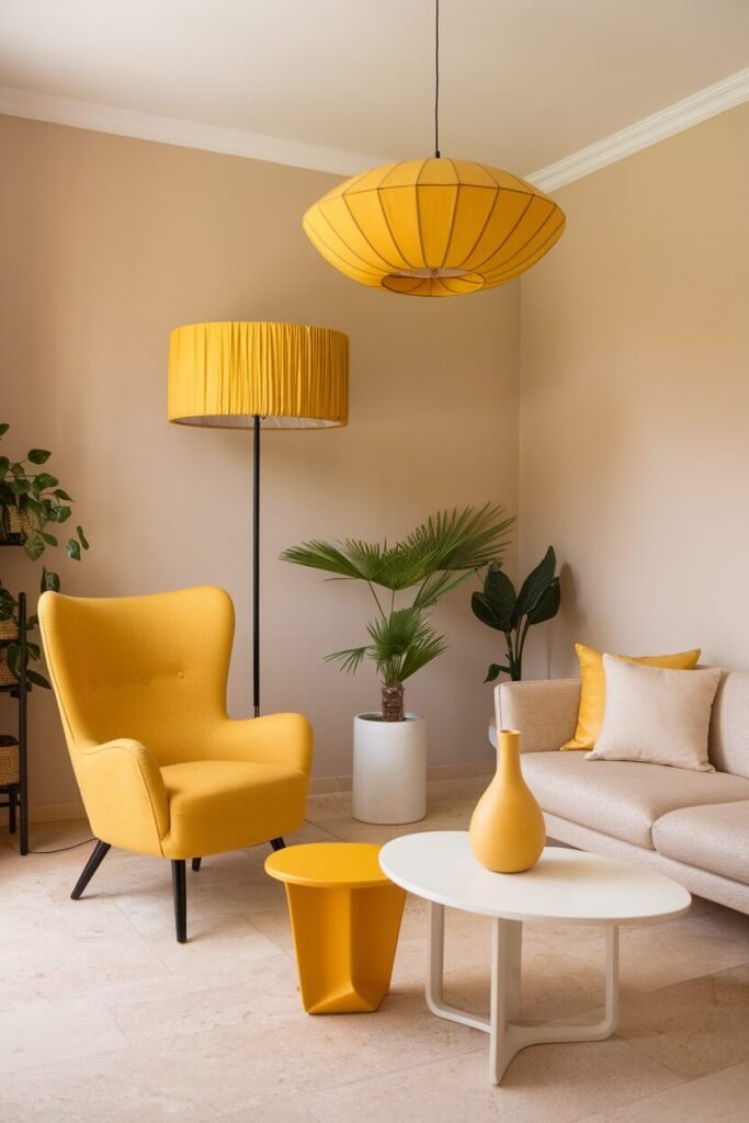 Vibrant Yellow Furniture